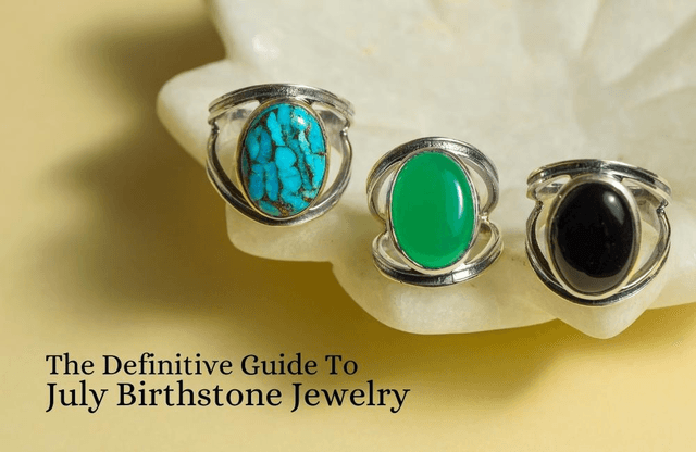 Gemstone: Black Onyx - Birthstone Of July - Engagement Rings