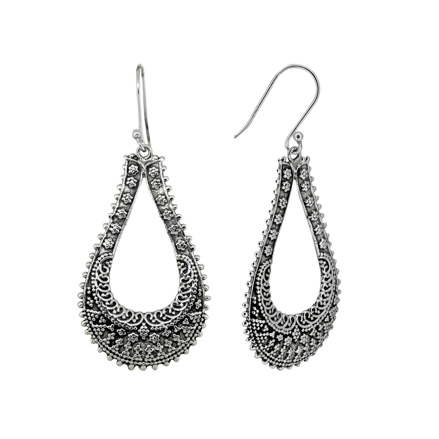 Solid 925 Sterling Silver Dangle Earrings Jewelry - YoTreasure