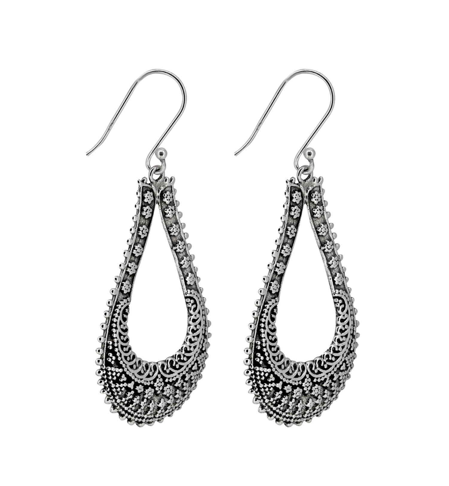 Solid 925 Sterling Silver Dangle Earrings Jewelry - YoTreasure