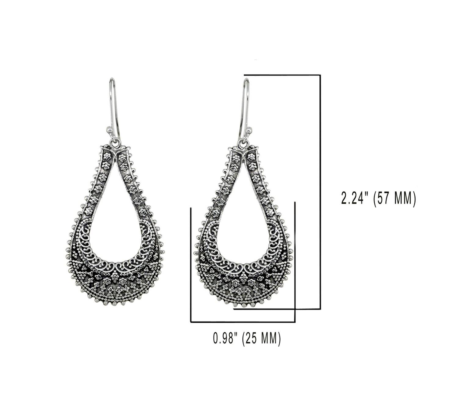 Solid 925 Sterling Silver Dangle Earrings Jewelry - YoTreasure