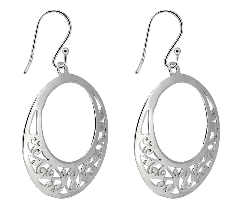 Solid 925 Sterling Silver Dangle Earrings Jewelry - YoTreasure