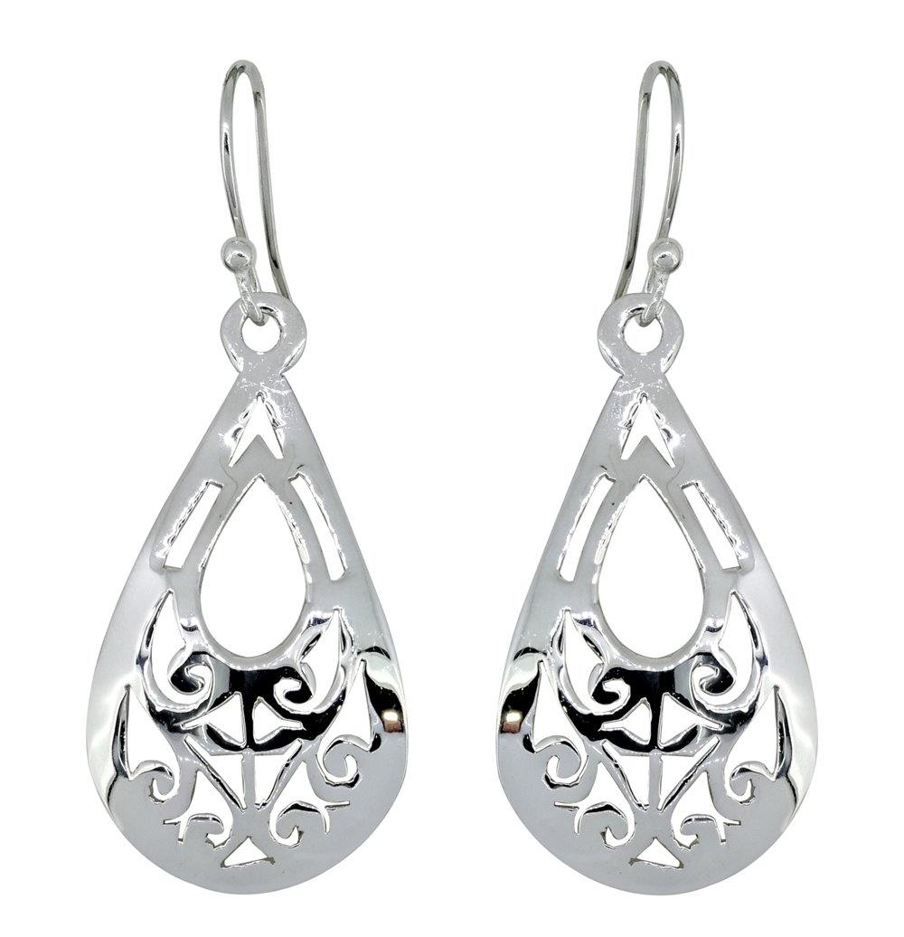Solid 925 Sterling Silver Dangle Earrings Jewelry - YoTreasure