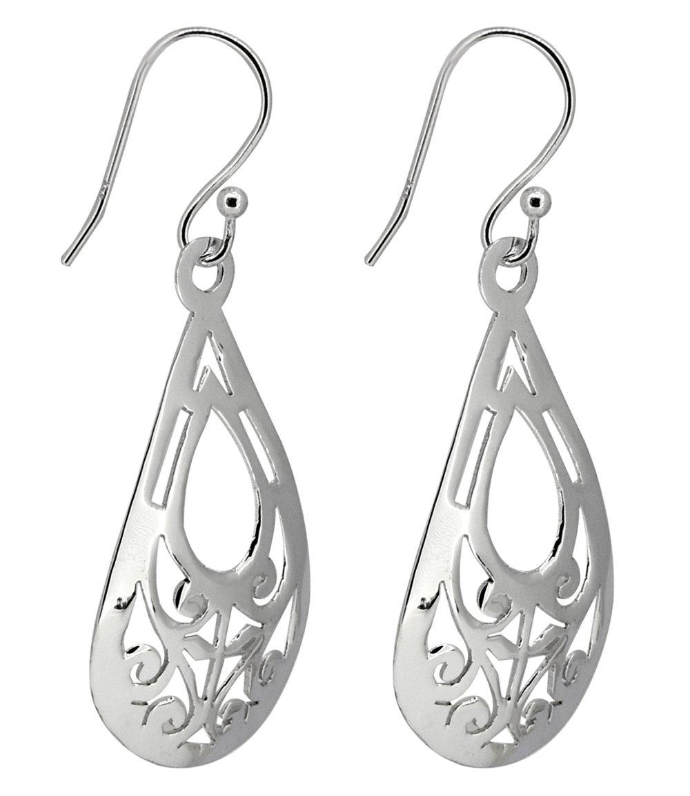 Solid 925 Sterling Silver Dangle Earrings Jewelry - YoTreasure