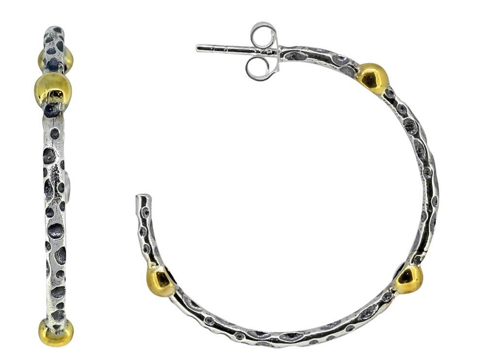 Solid 925 Sterling Silver Brass Dangle Earrings Jewelry - YoTreasure