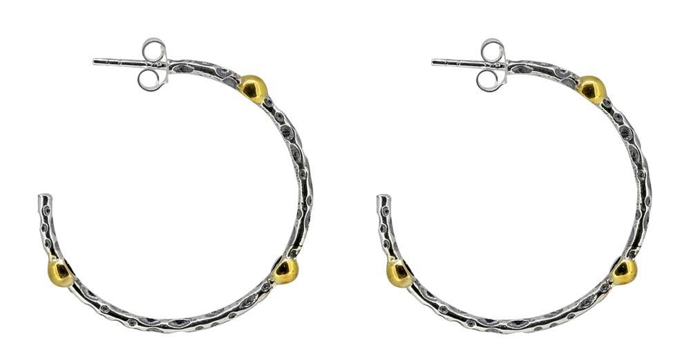 Solid 925 Sterling Silver Brass Dangle Earrings Jewelry - YoTreasure