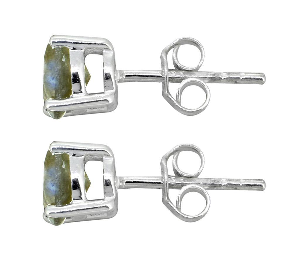 Labradorite Sterling Silver Gemstone Earrings - YoTreasure