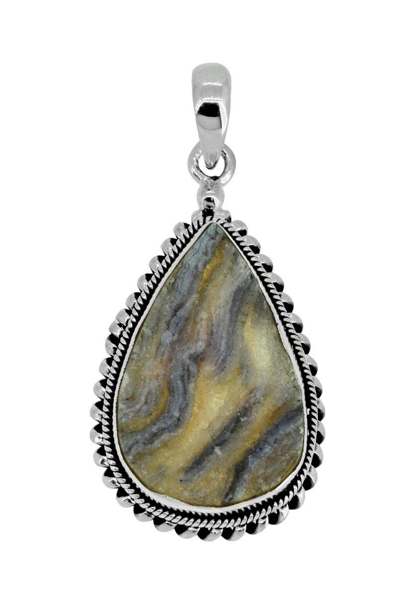 2" Desert Druzy Quartz Gemstone Chain Pendant - YoTreasure