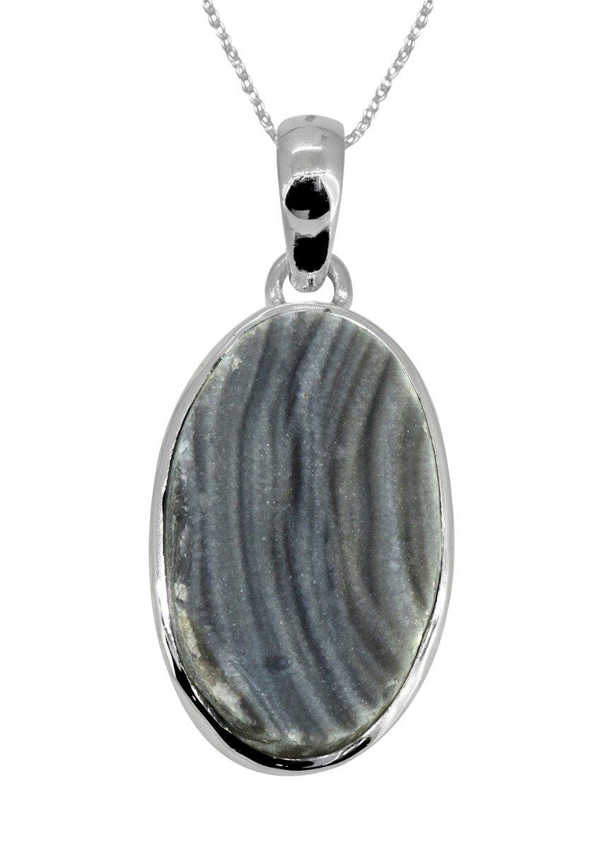 1.69" Desert Druzy Quartz Solid 925 Sterling Silver Chain Pendant Jewelry - YoTreasure
