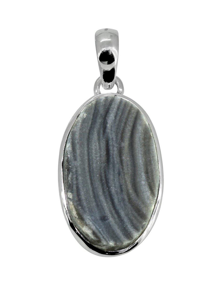 1.69" Desert Druzy Quartz Solid 925 Sterling Silver Chain Pendant Jewelry - YoTreasure