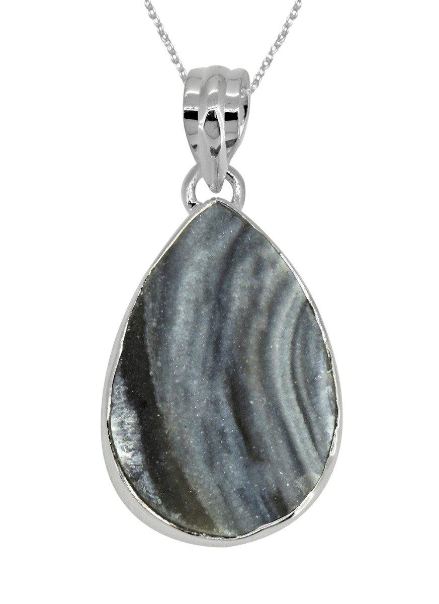 1 3/4" Desert Druzy Quartz gemstone chain Pendant - YoTreasure