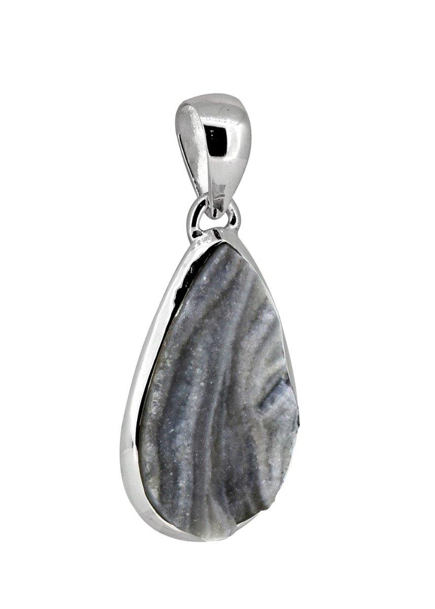 1.69" Desert Druzy Quartz gemstone chain Pendant - YoTreasure