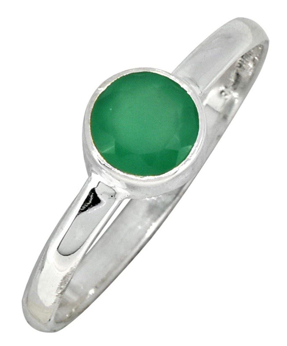 Green Onyx Solid 925 Sterling Silver Ring Jewelry - YoTreasure