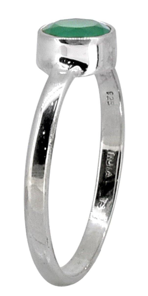 Green Onyx Solid 925 Sterling Silver Ring Jewelry - YoTreasure