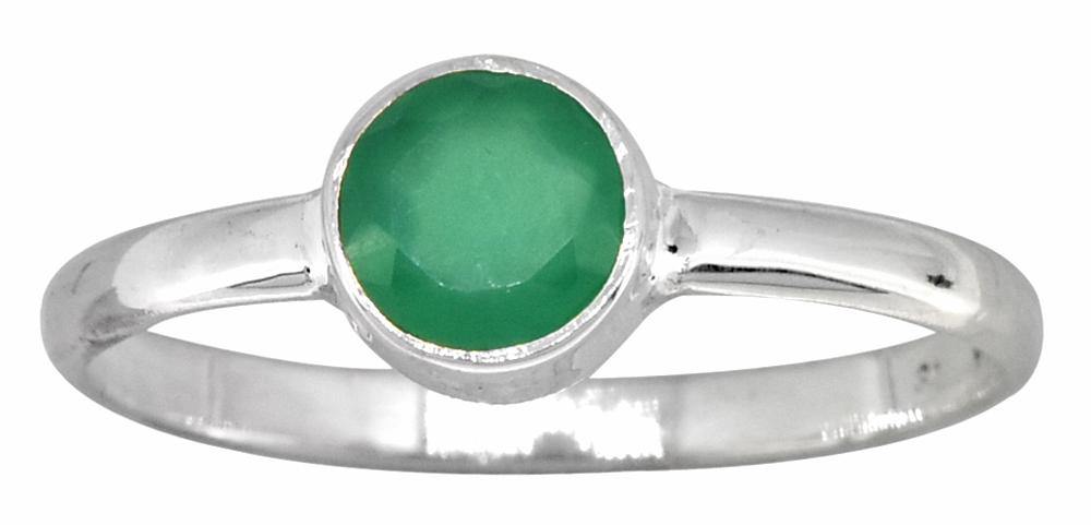 Green Onyx Solid 925 Sterling Silver Ring Jewelry - YoTreasure