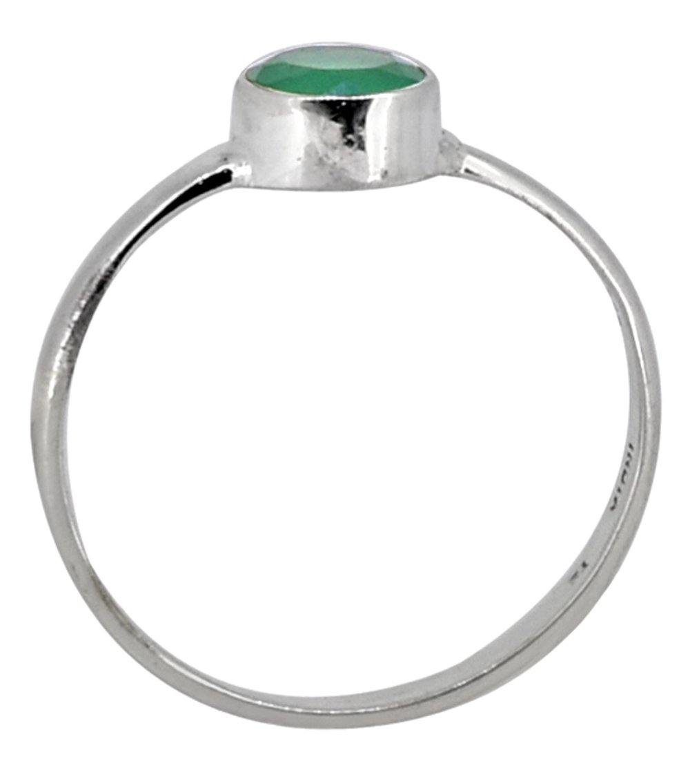 Green Onyx Solid 925 Sterling Silver Ring Jewelry - YoTreasure