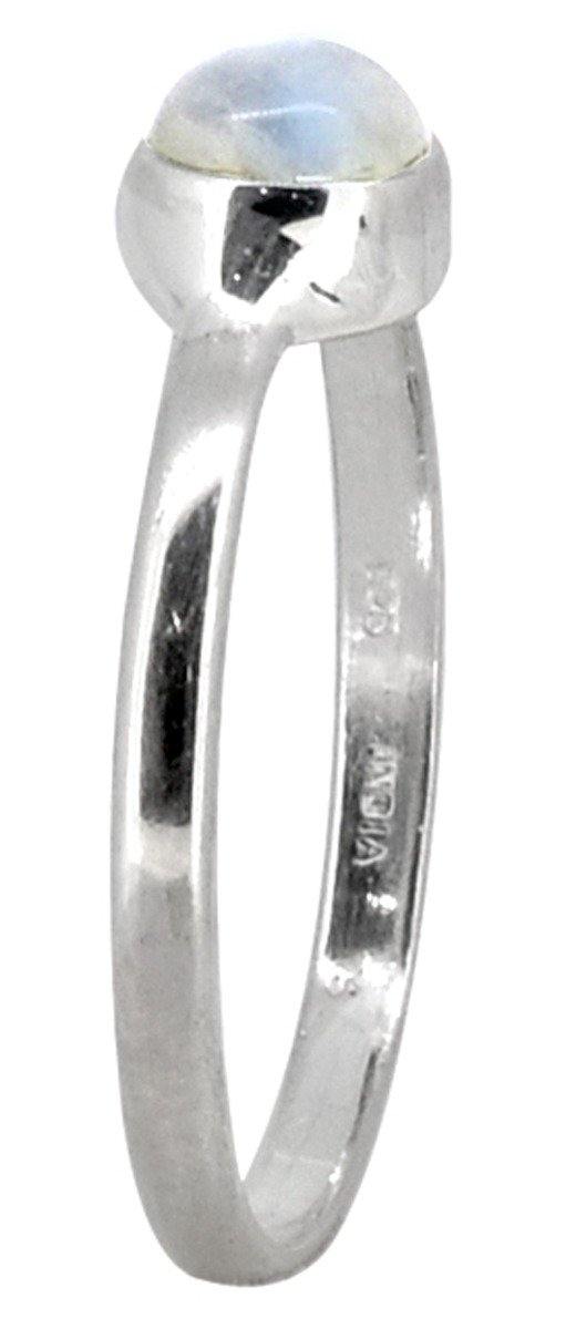 Rainbow Moonstone Solid 925 Sterling Silver Ring Jewelry - YoTreasure