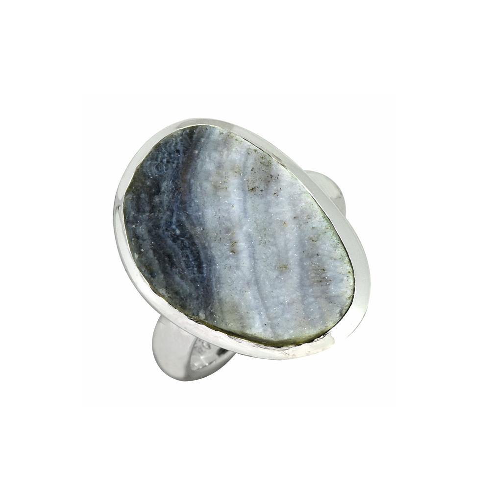 Desert Druzy Solid 925 Sterling Silver Ring Jewelry - YoTreasure