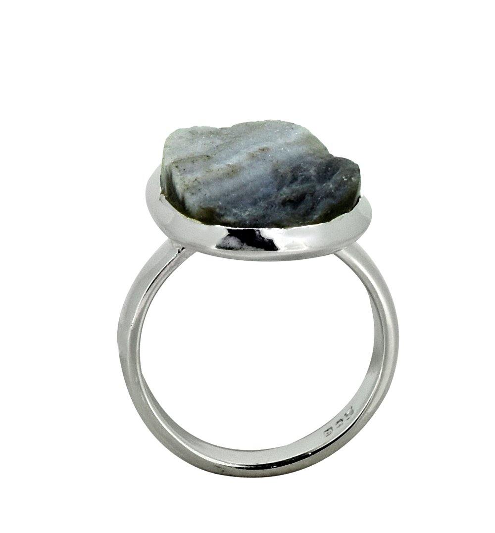 Desert Druzy Solid 925 Sterling Silver Ring Jewelry - YoTreasure