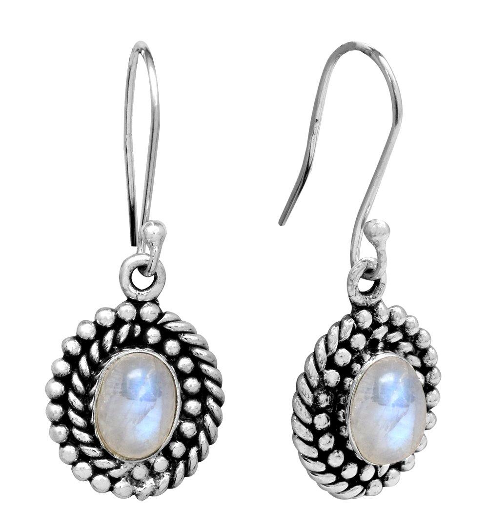 Moonstone 925 Solid Sterling Silver Earring - YoTreasure