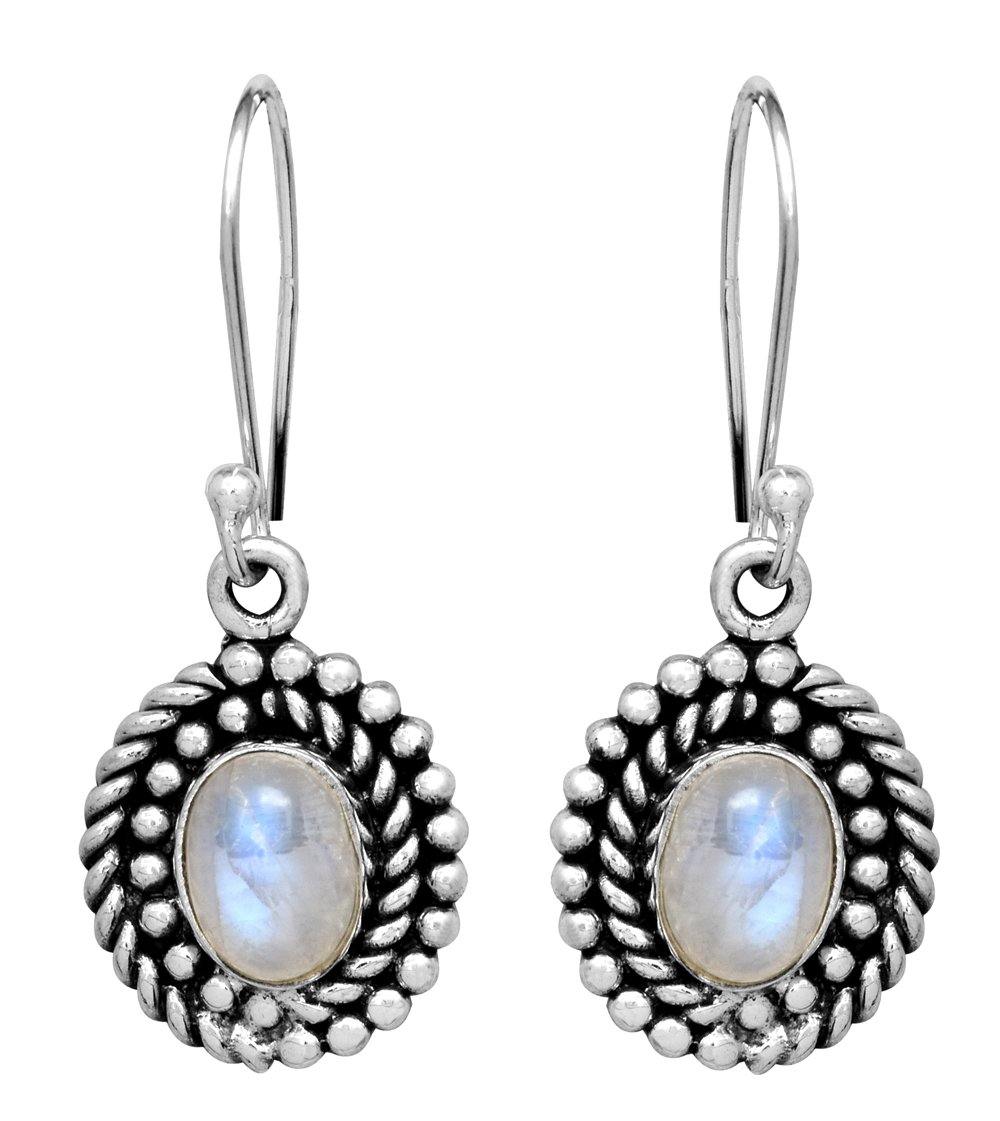 Moonstone 925 Solid Sterling Silver Earring - YoTreasure