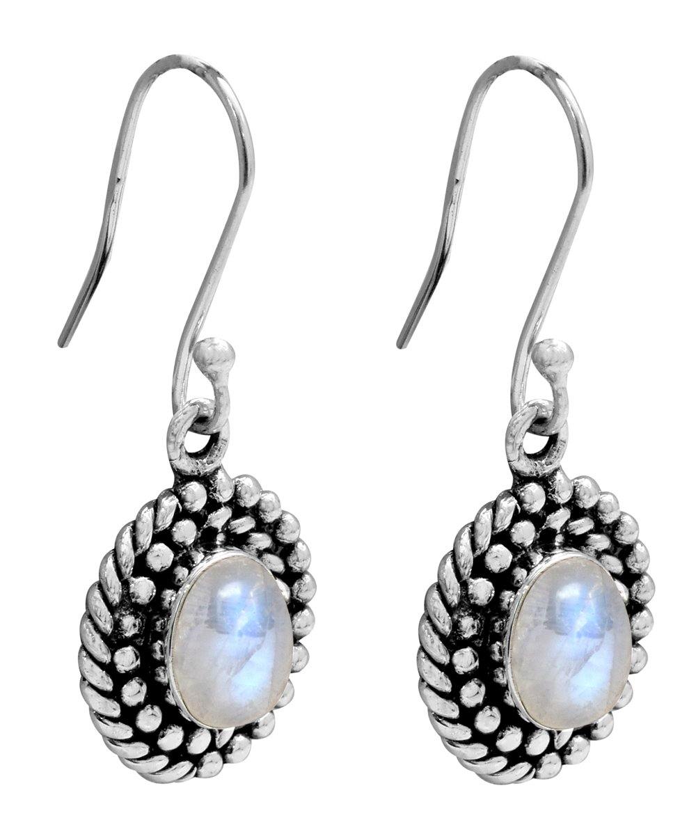 Moonstone 925 Solid Sterling Silver Earring - YoTreasure