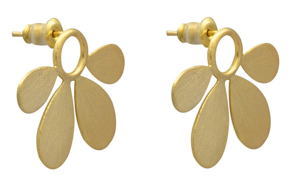 Gold Plated Over Brass Earrings Jewelry - YoTreasure