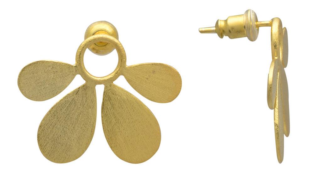 Gold Plated Over Brass Earrings Jewelry - YoTreasure