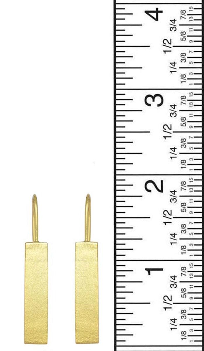 Gold Plated Over Brass Large Earrings Jewelry - YoTreasure