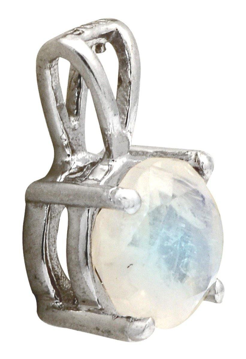 Rainbow Moonstone Solid 925 Sterling Silver Gemstone pendant - YoTreasure