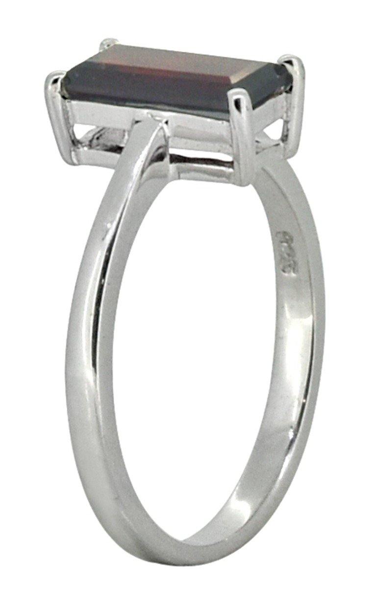 Natural Red Garnet Solid 925 Sterling Silver Promise Ring Jewelry - YoTreasure