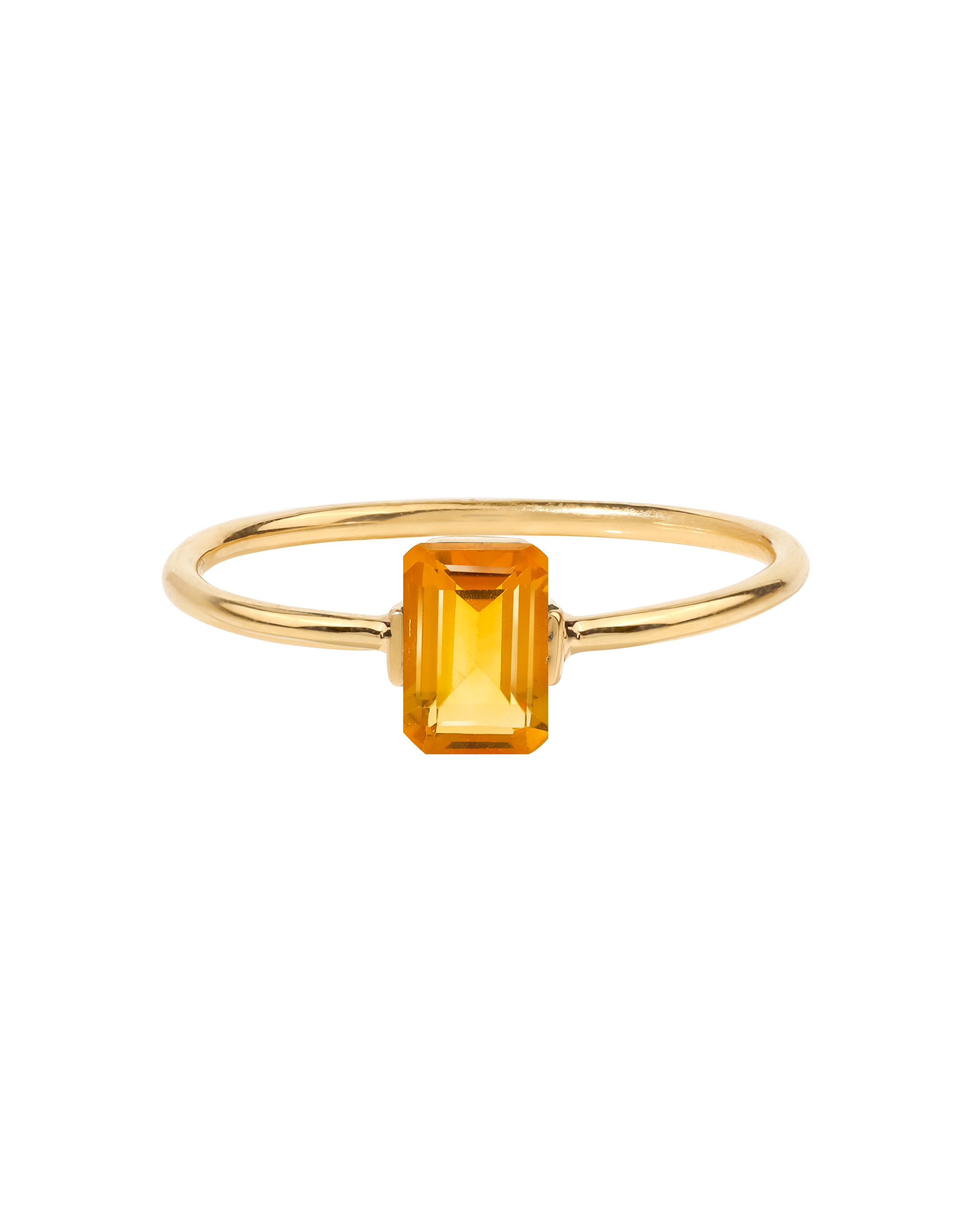 Citrine Ring - 14Kt Rolled Gold - Made To Fit - Size 2024 5 TO 15 - Citrine Jewelry