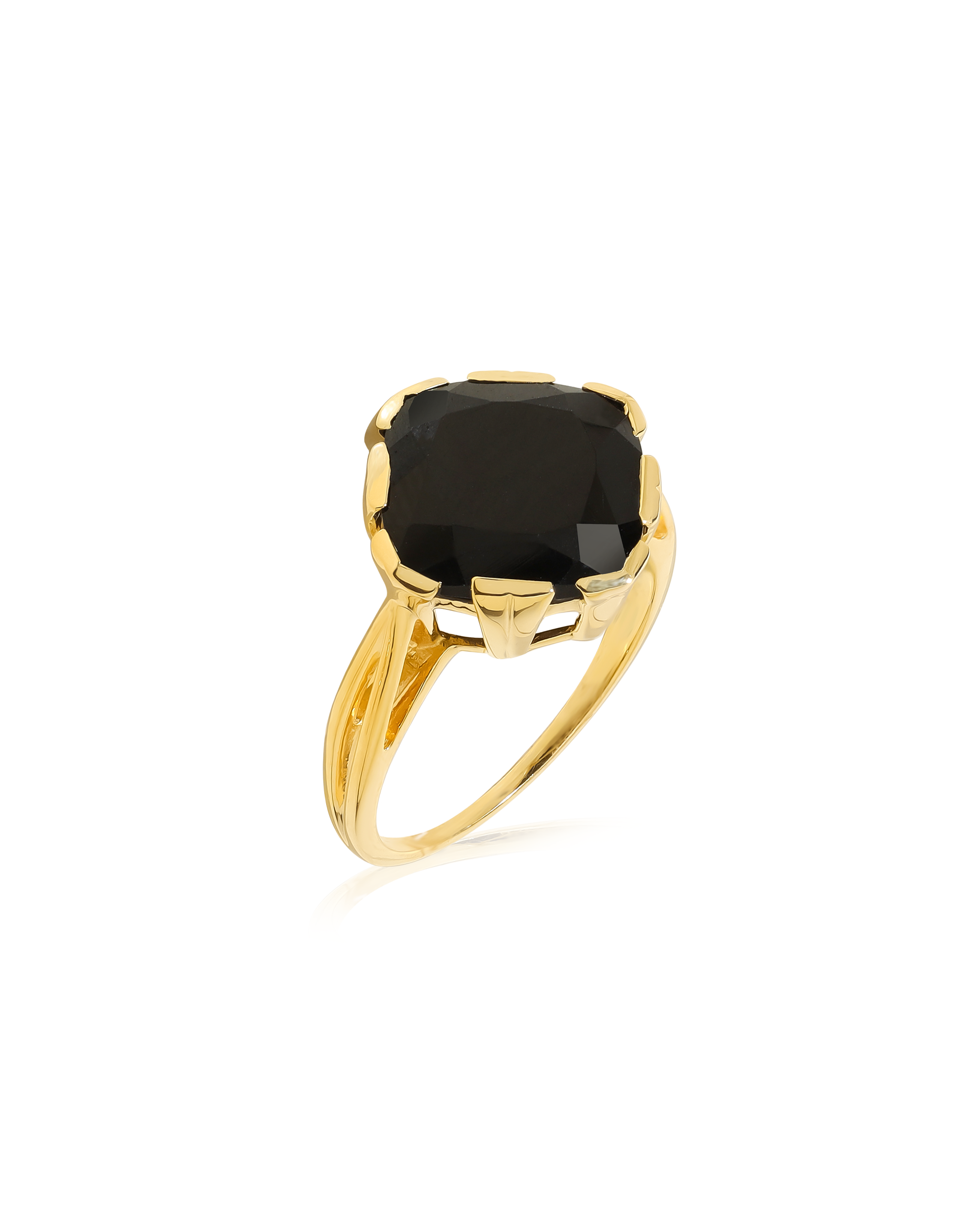 14k Gold Over 925 Silver Black Onyx hotsell Ring