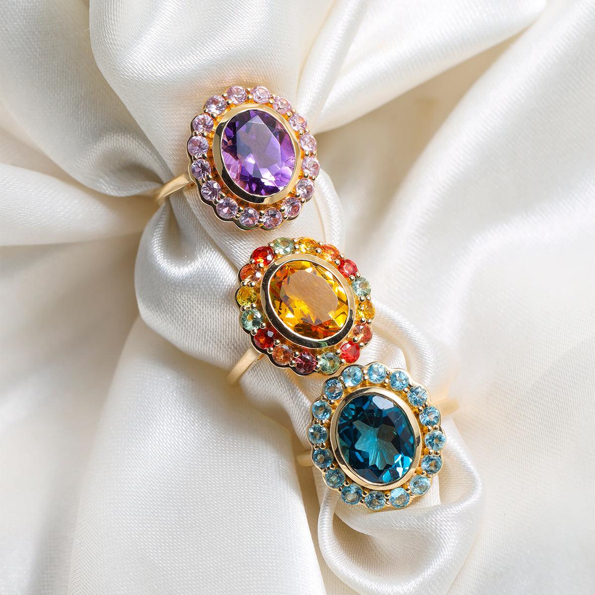 10 FAQs on Coloured Stone Engagement Rings Answered — Sara Handmade  Jewellery