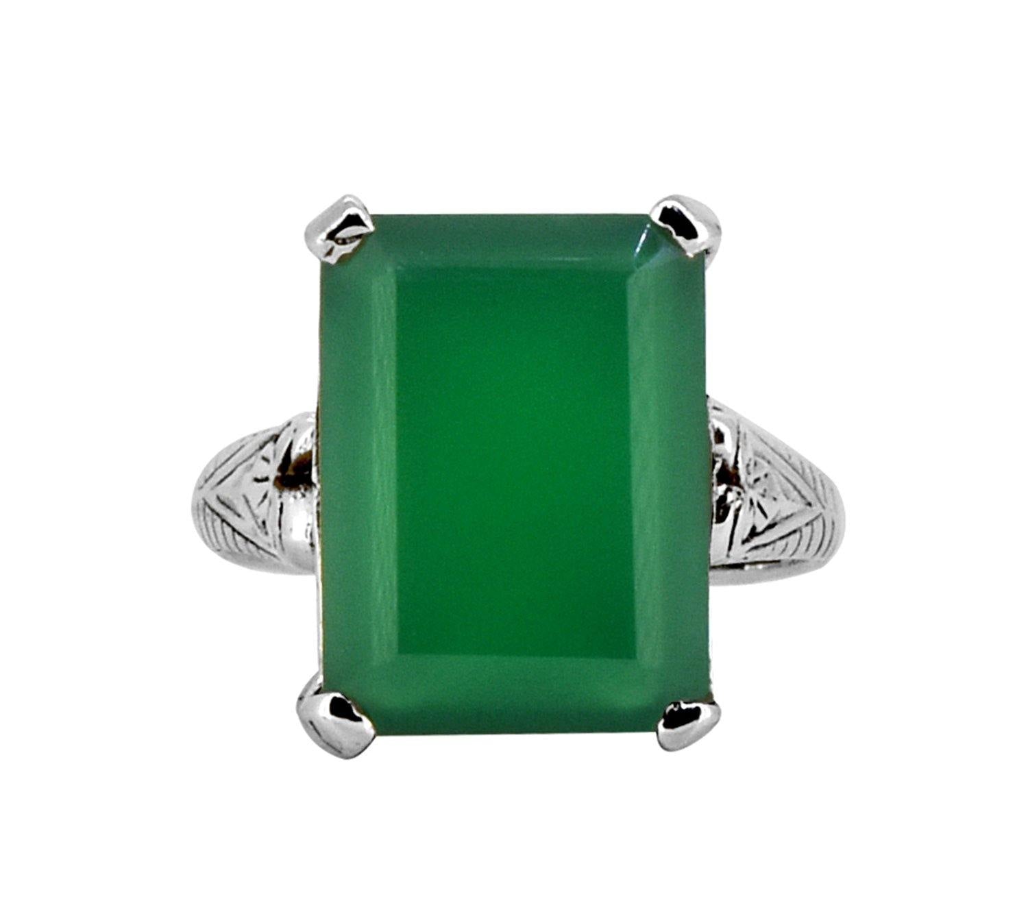 Green onyx ring hotsell in 925 sterling silver,onyz jewelry,green ring,gifts for her