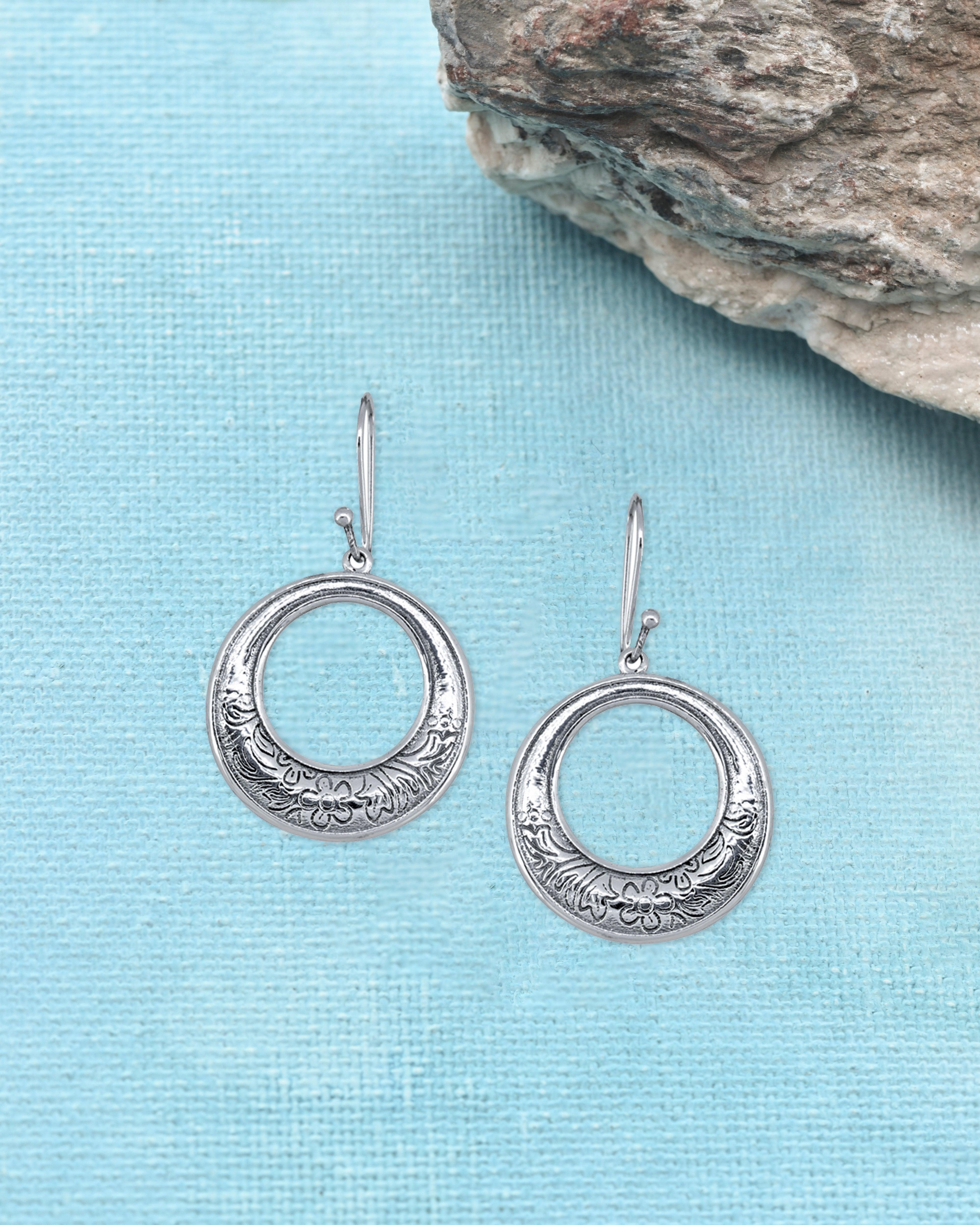 Solid 925 Sterling Silver Dangle Earrings Jewelry - YoTreasure