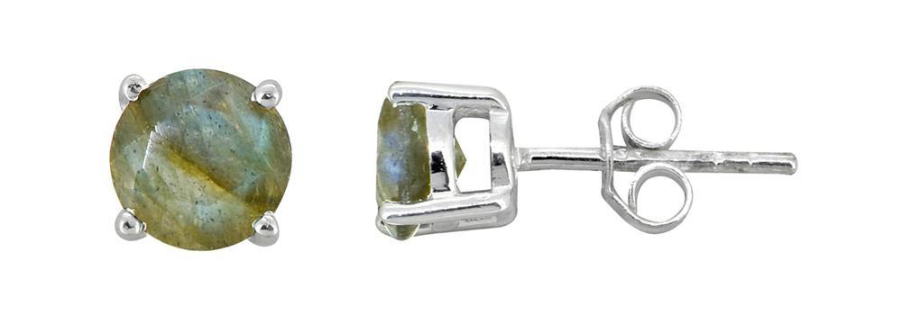 Labradorite Sterling Silver Gemstone Earrings - YoTreasure