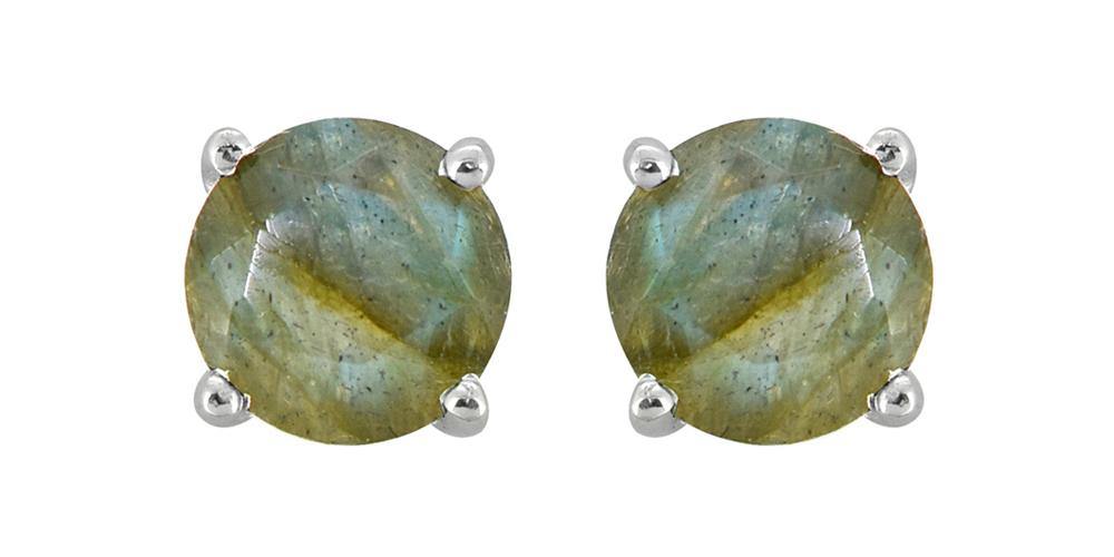 Labradorite Sterling Silver Gemstone Earrings - YoTreasure