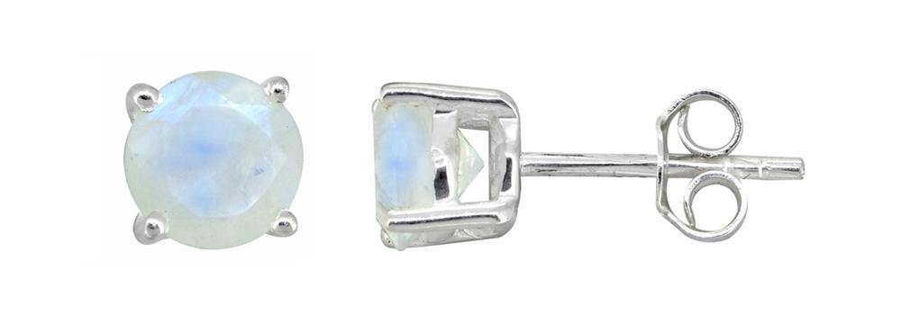 Moonstone  Sterling Silver Gemstone Earrings - YoTreasure