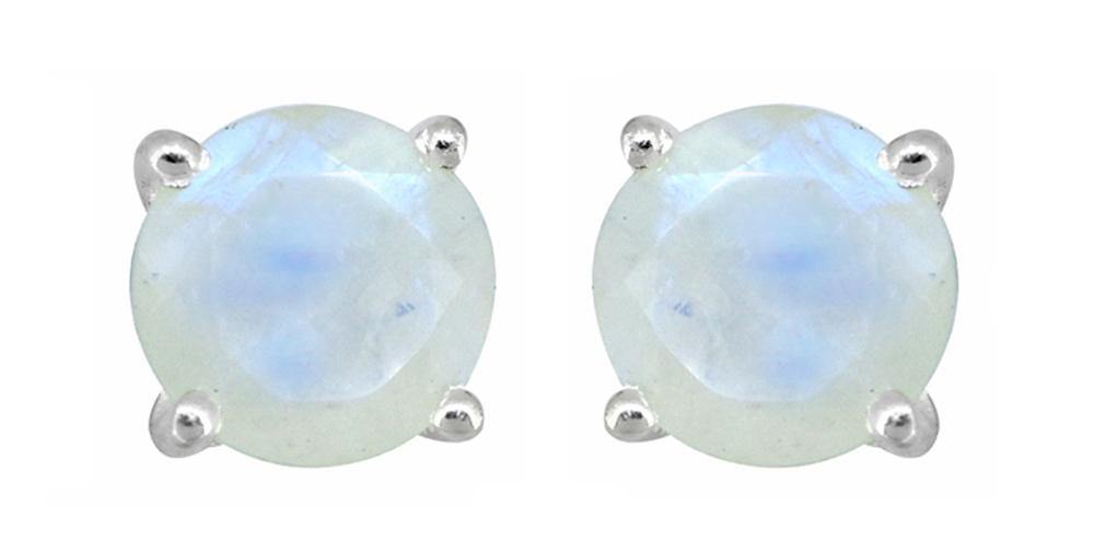 Moonstone  Sterling Silver Gemstone Earrings - YoTreasure