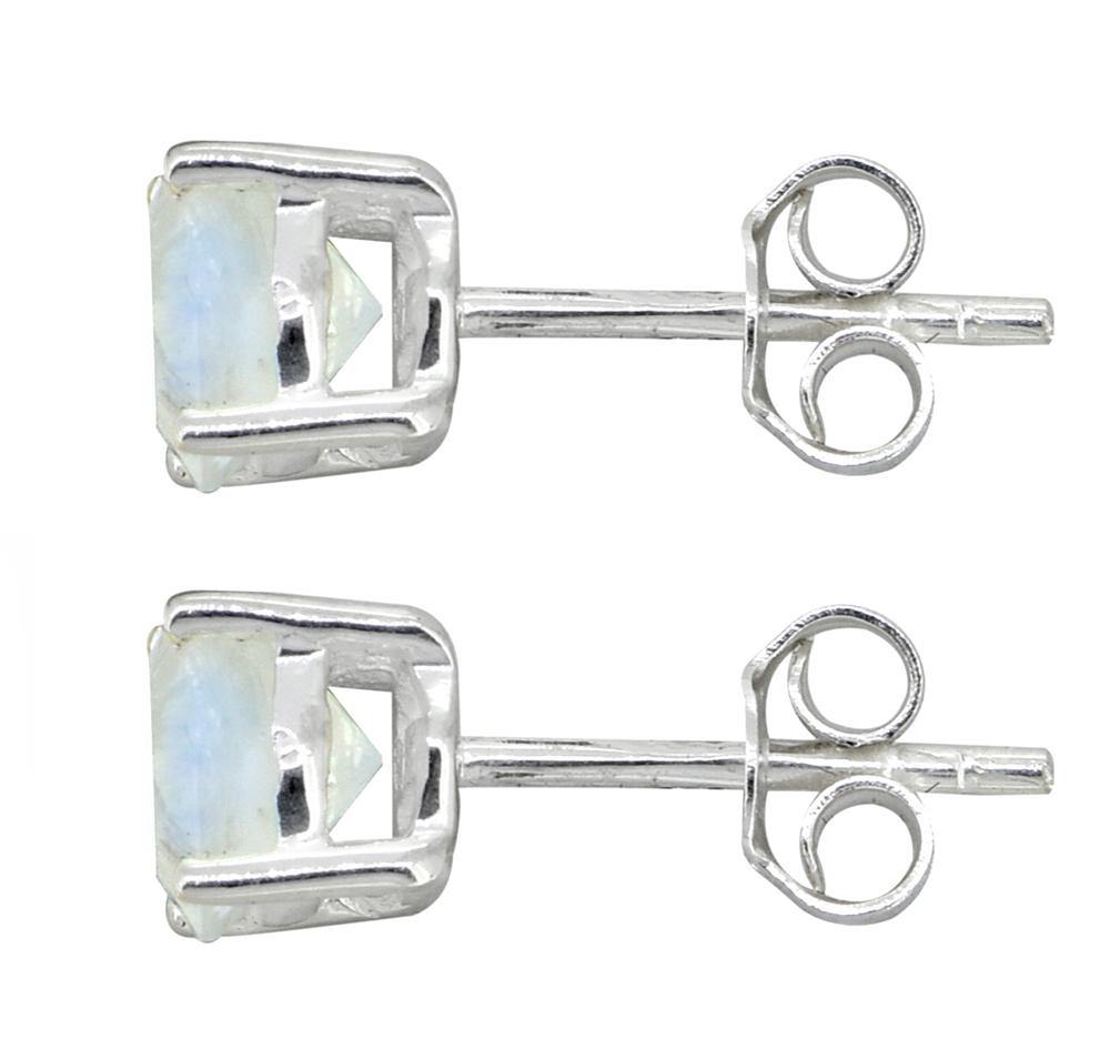 Moonstone  Sterling Silver Gemstone Earrings - YoTreasure