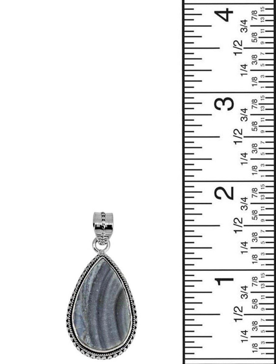 1.69" Desert Druzy Quartz Solid 925 Sterling Silver Chain Pendant Jewelry - YoTreasure