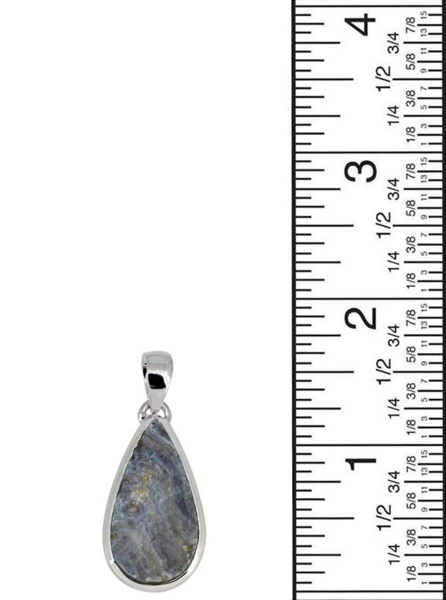 1.69" Desert Druzy Quartz Solid 925 Sterling Silver Chain Pendant Jewelry - YoTreasure