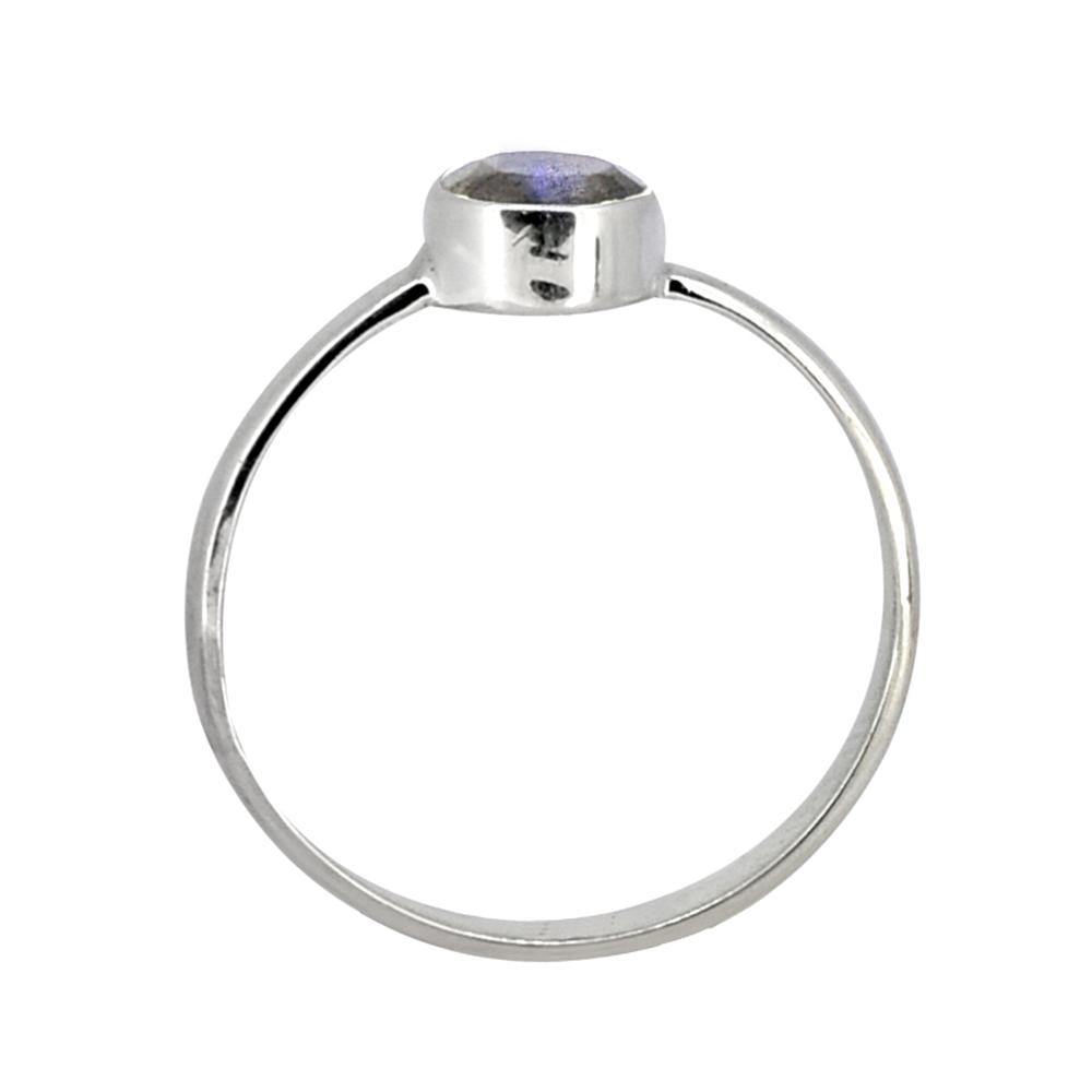 Labradorite Ring Solid 925 Sterling Silver Gemstone Jewelry - YoTreasure