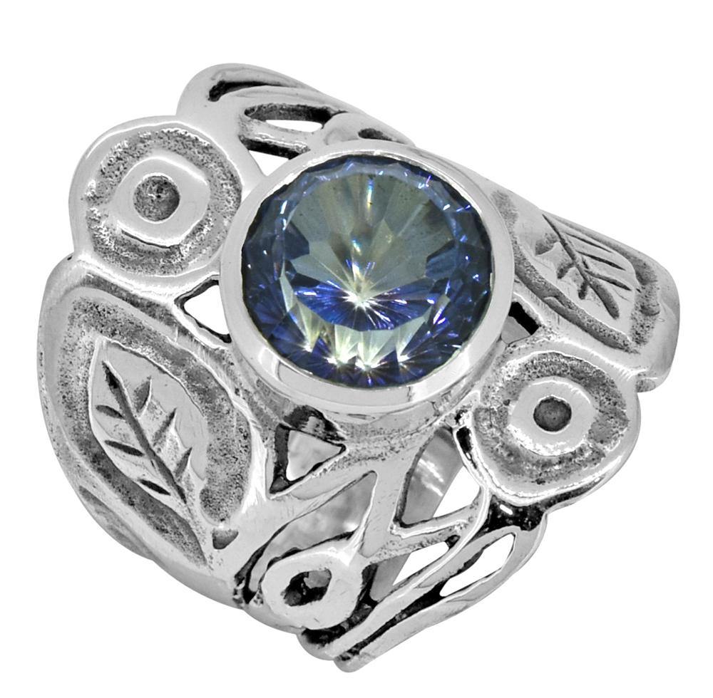Blue Quartz Ring 925 Sterling Silver Designer Jewelry - YoTreasure