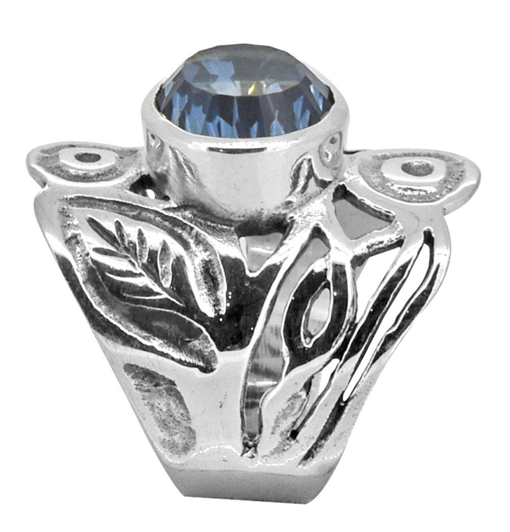 Blue Quartz Ring 925 Sterling Silver Designer Jewelry - YoTreasure