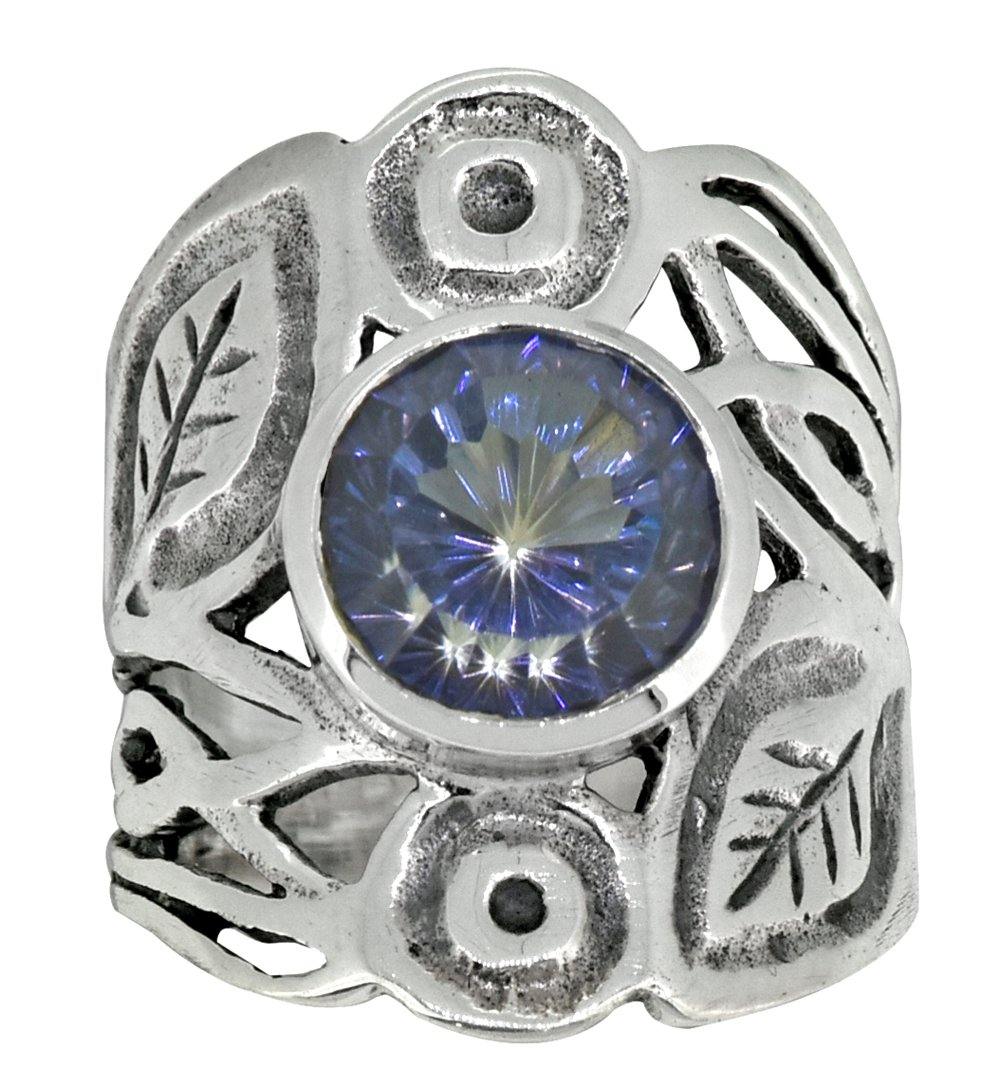 Blue Quartz Ring 925 Sterling Silver Designer Jewelry - YoTreasure
