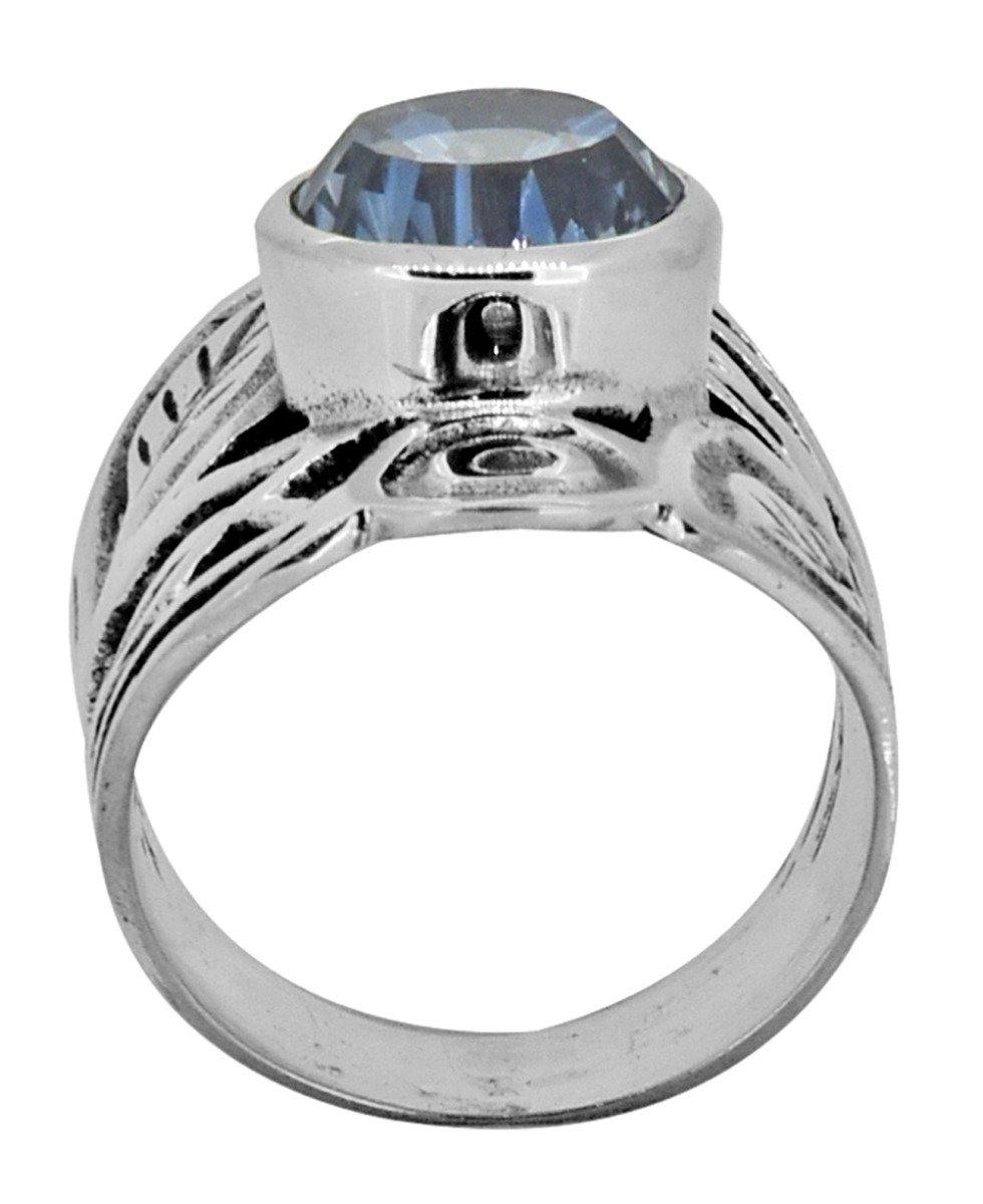 Blue Quartz Ring 925 Sterling Silver Designer Jewelry - YoTreasure