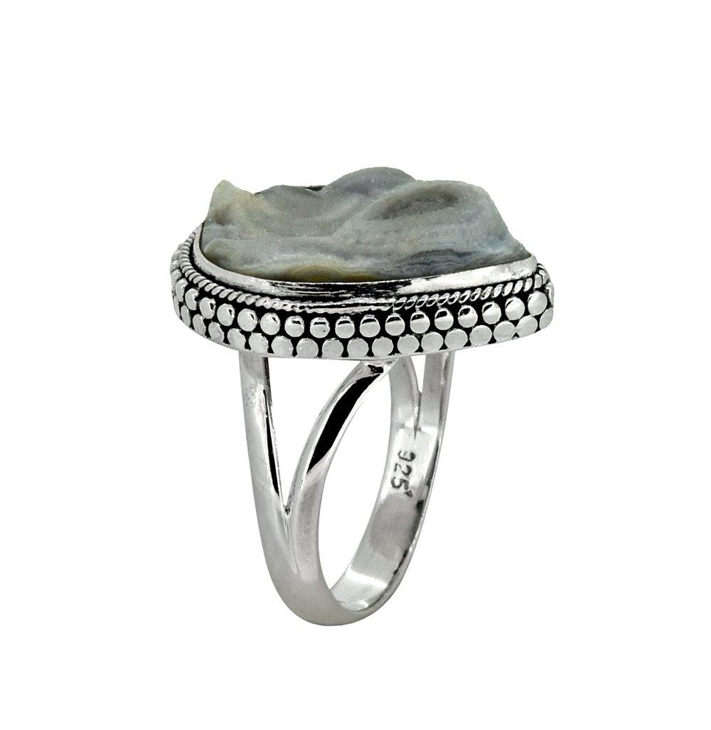 Desert Druzy Quartz Gemstone Ring - YoTreasure