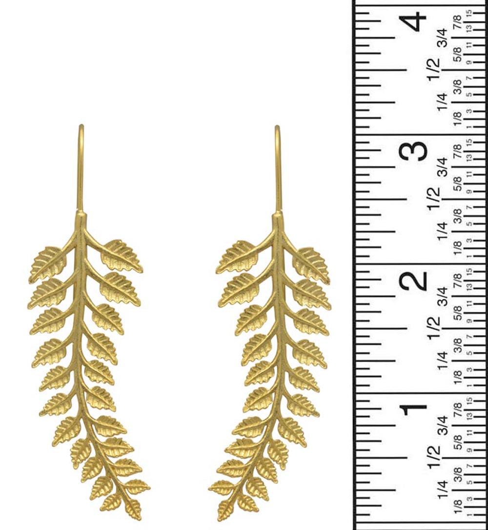 Gold Plated Over Brass Large Earrings Jewelry - YoTreasure