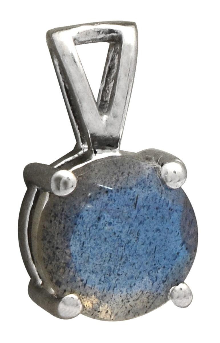 YoTreasure 3/4" Labradorite 925 Solid Sterling Silver Pendant Necklace With Chain Silver Jewelry - YoTreasure